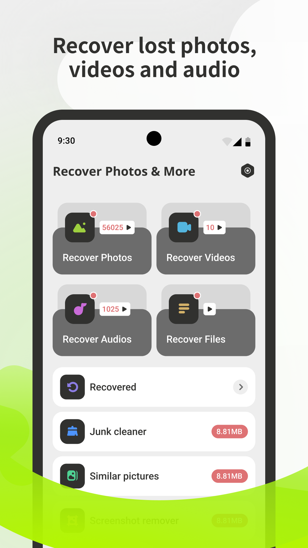 Recover Photos & More App